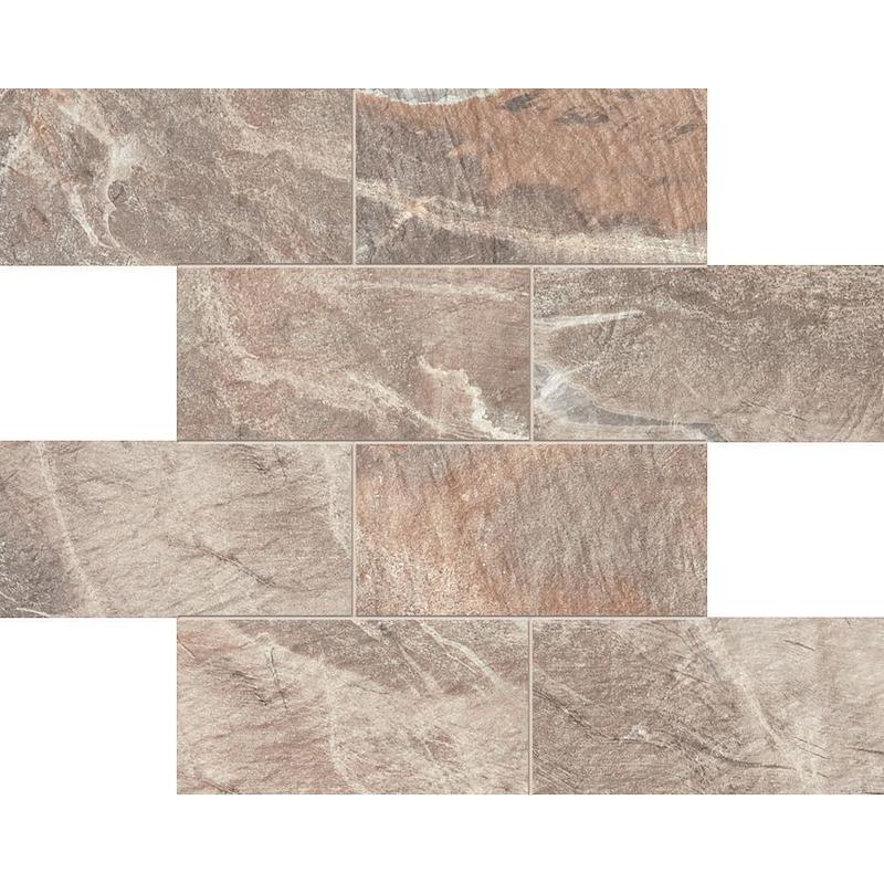 ABK FOSSIL Mosaico Muretto Stone Brown 12