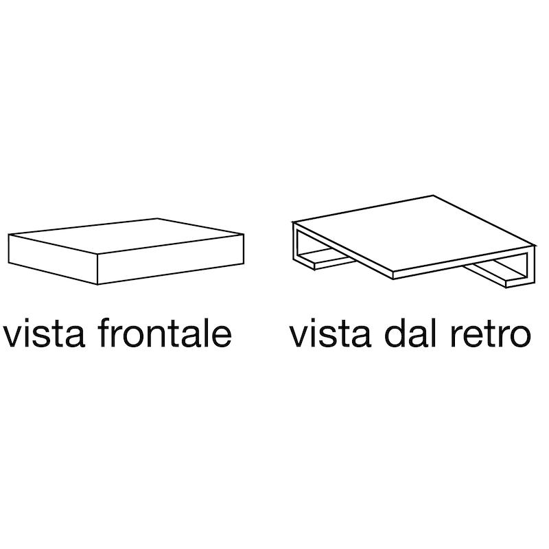 Gradone Costa Retta Angolare DX Furvus