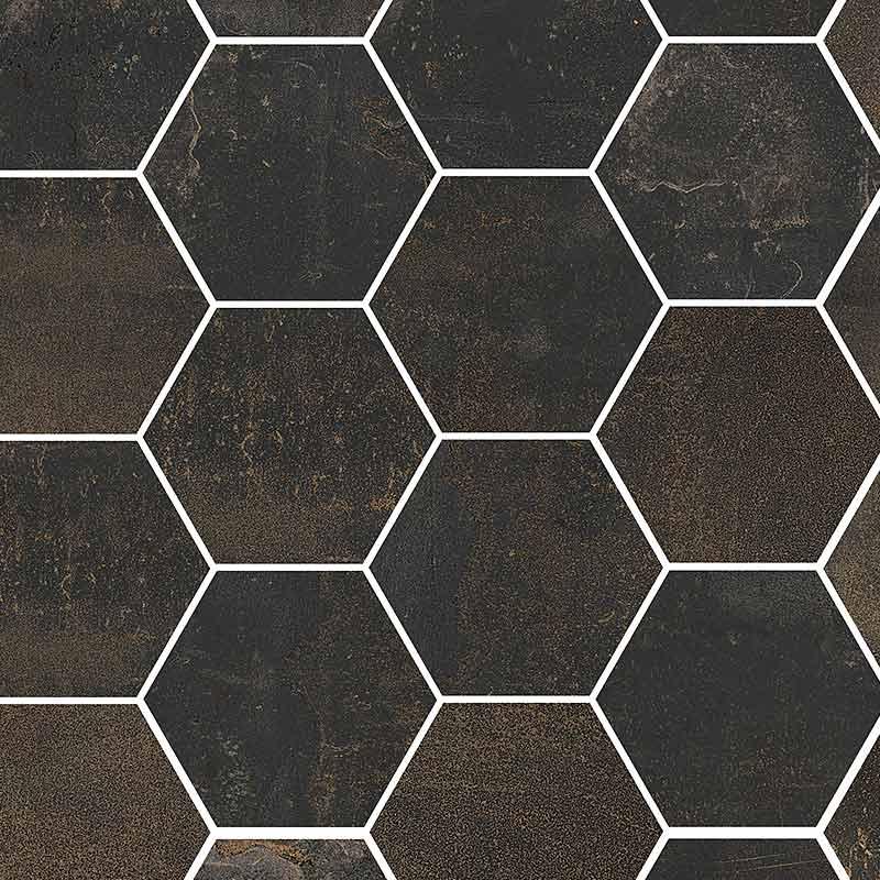 Ceramica Sant'Agostino OXIDART HEXAGON BLACK 10