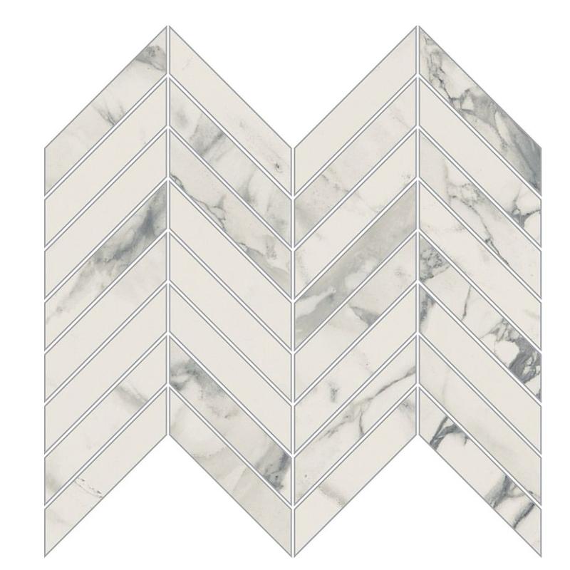 NOVABELL IMPERIAL MICHELANGELO Chevron Bianco Arabescato 9