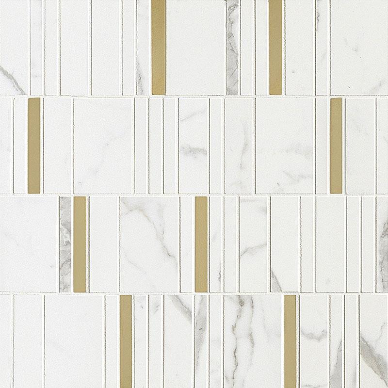 Marazzi ALLMARBLE WALL STATUARIO MOSAICO BARCODE 16