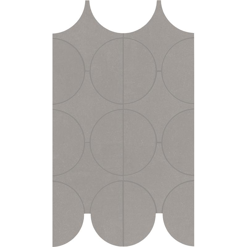 Marazzi CEMENTUM MOSAICO NICKEL CERCHI 8