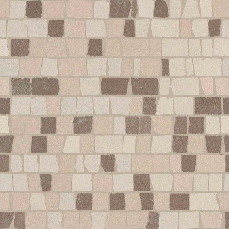 Marazzi MATERIAL MOSAICO SPACCATELLA MIX WHITE-BEIGE-GREIGE 12