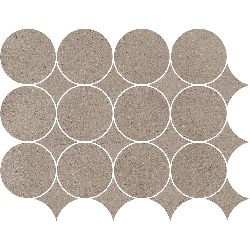 Marazzi SLOW Mosaico Circolare Argilla 12