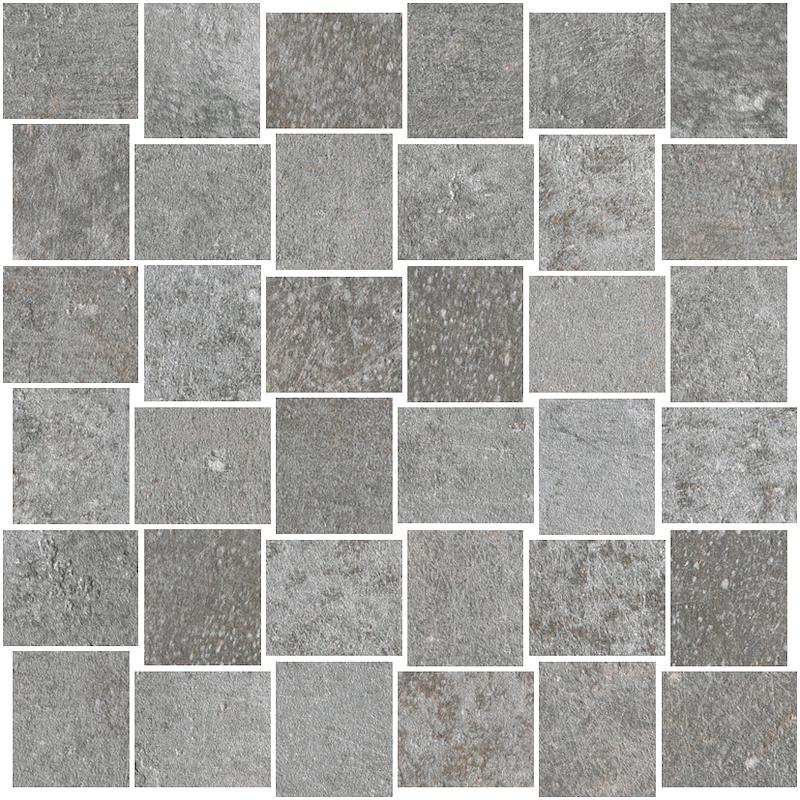 Cercom TEMPER Mosaico Intreccio Argent 12